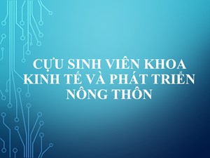 Danh sách cựu sinh viên khóa 27