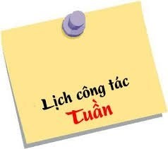 Lịch công tác tuần 50 (12/12 - 18/12/2022)