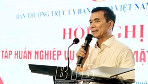 Khoa Kinh tế và PTNT tập huấn công tác mặt trận các cấp cho tỉnh Thái Bình năm 2024