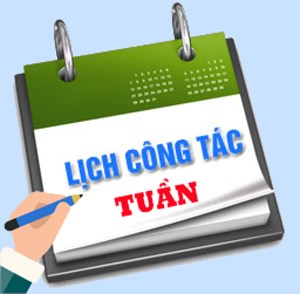 Lịch công tác tuần từ 08/6 đến 14/6/2026